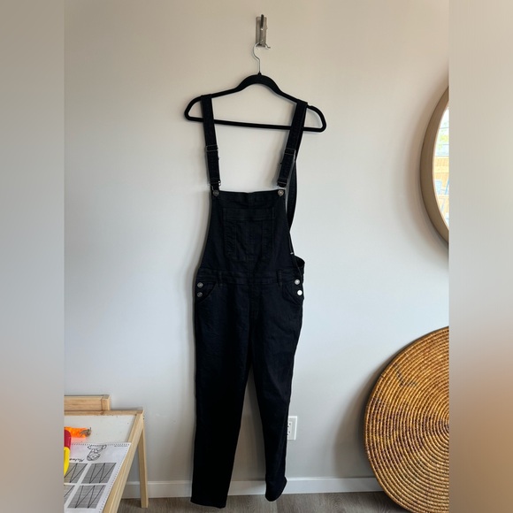 Kansan size medium cotton black overalls - Picture 3 of 8